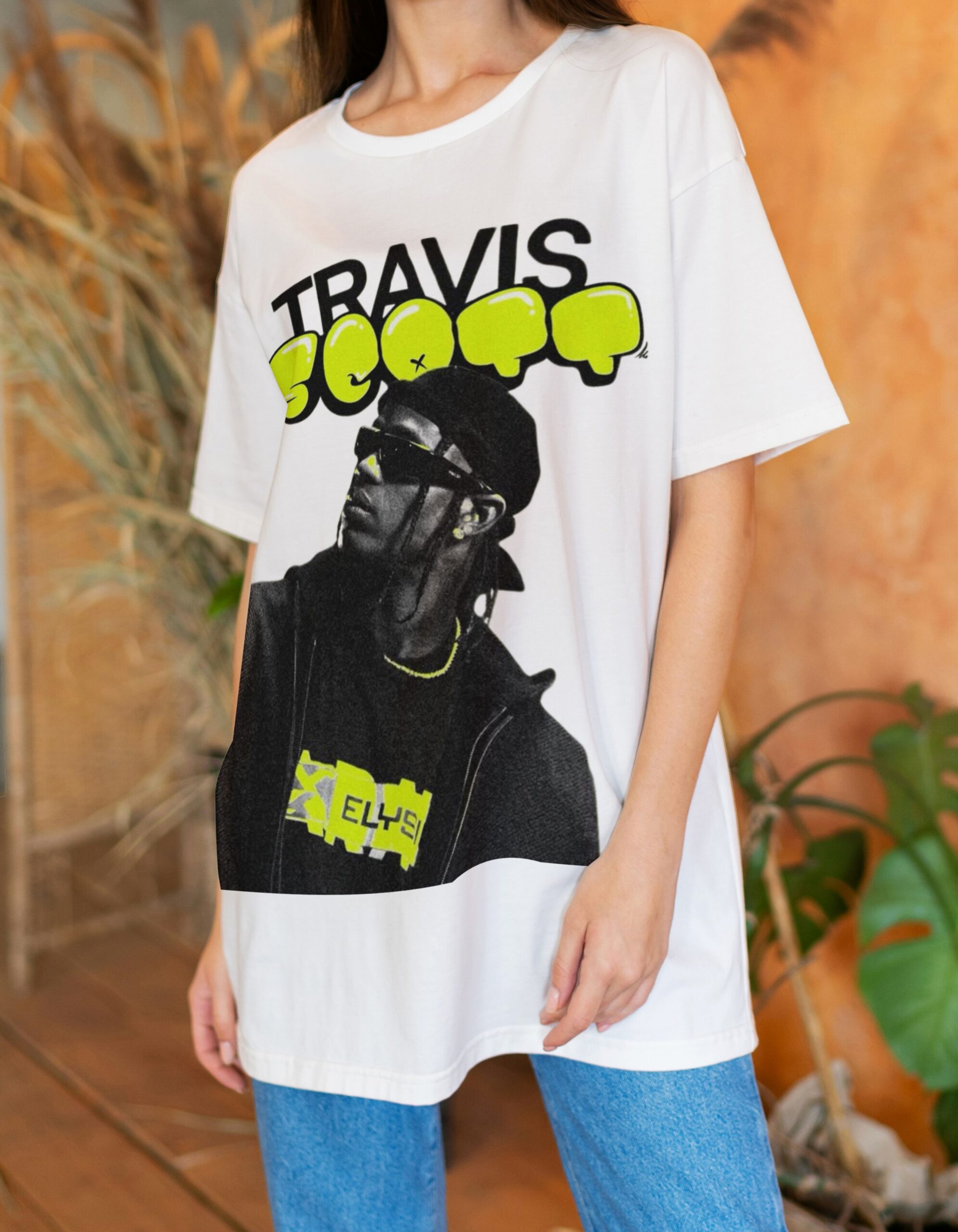 Camiseta Oversized Travis Scott